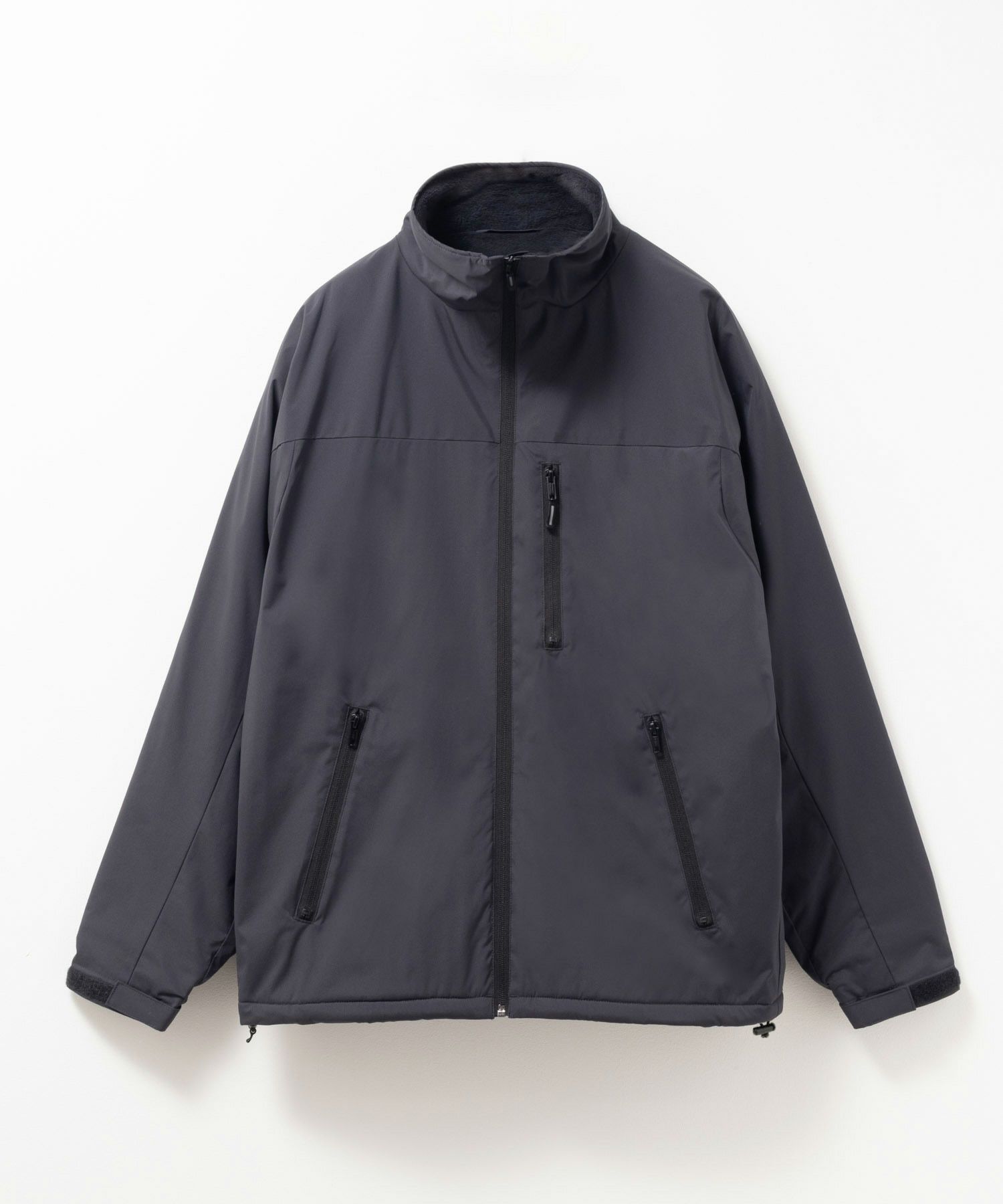 NAVY SOLOTEX(R)使用 裏シャギースタンドジャケット メンズ