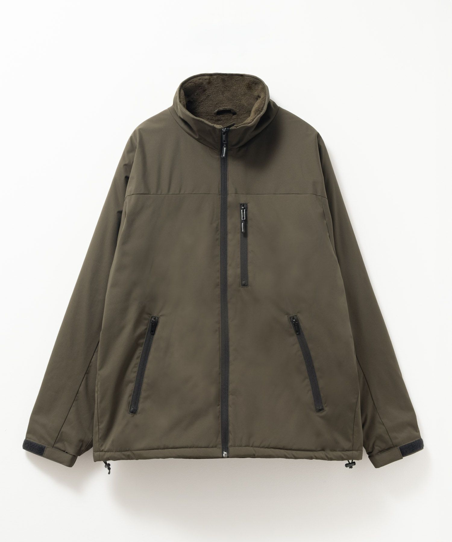 NAVY SOLOTEX(R)使用 裏シャギースタンドジャケット メンズ