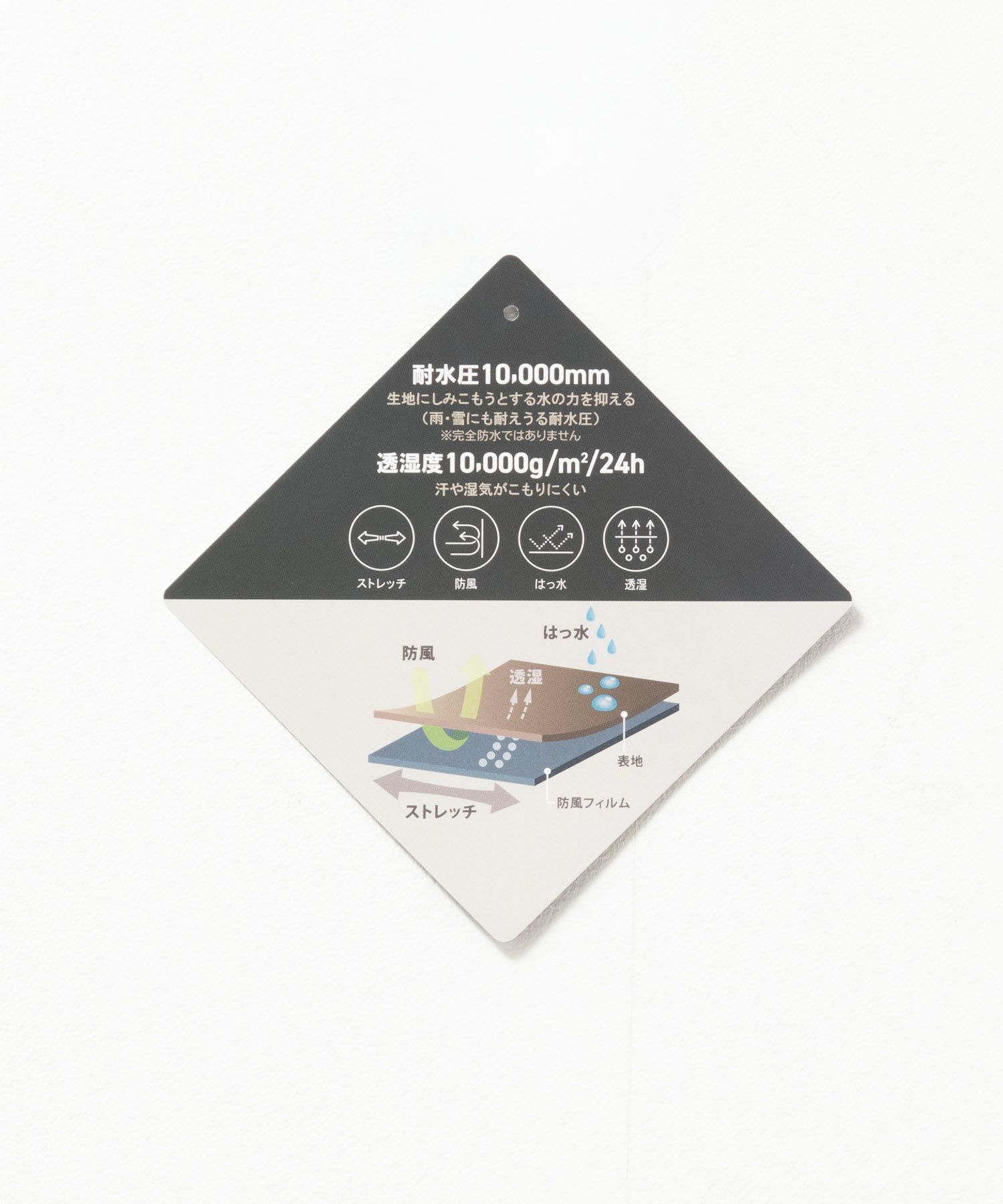 NAVY SOLOTEX(R)使用 裏シャギースタンドジャケット メンズ