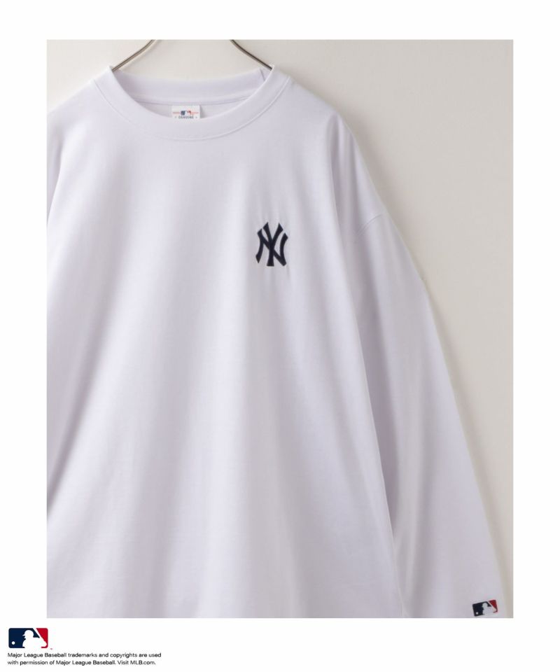 MLB  ワンポイント刺繍ロングスリーブTシャツ メンズ商品画像-2
