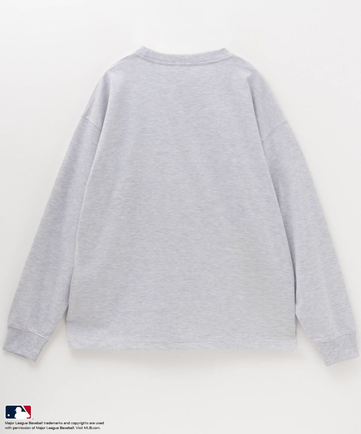 MLB ワンポイント刺繍ロングスリーブTシャツ メンズ