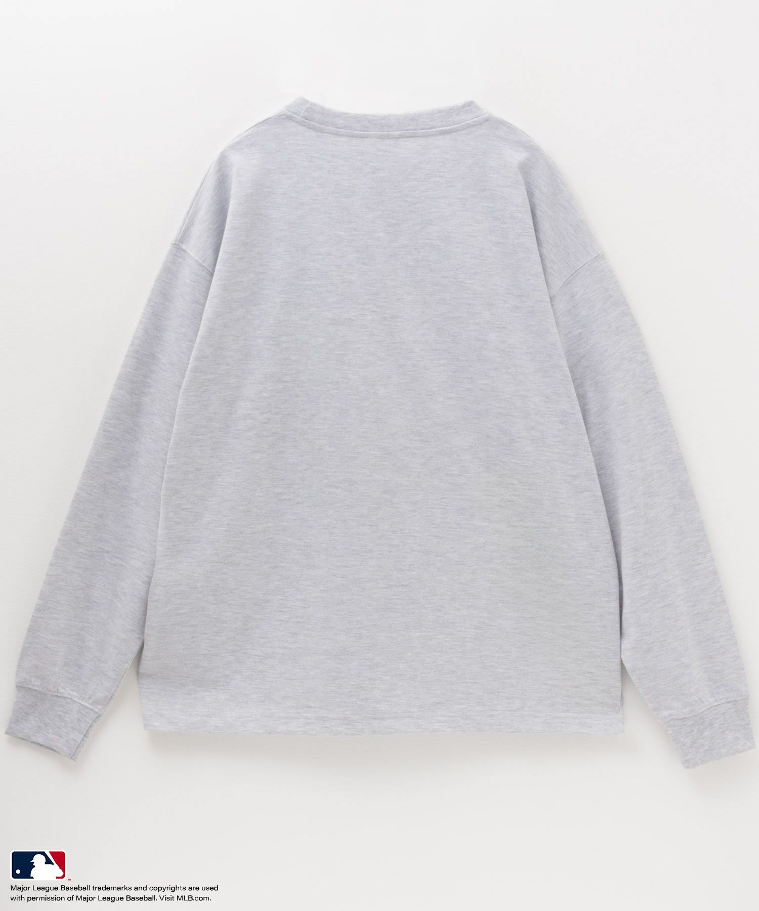 MLB ワンポイント刺繍ロングスリーブTシャツ メンズ