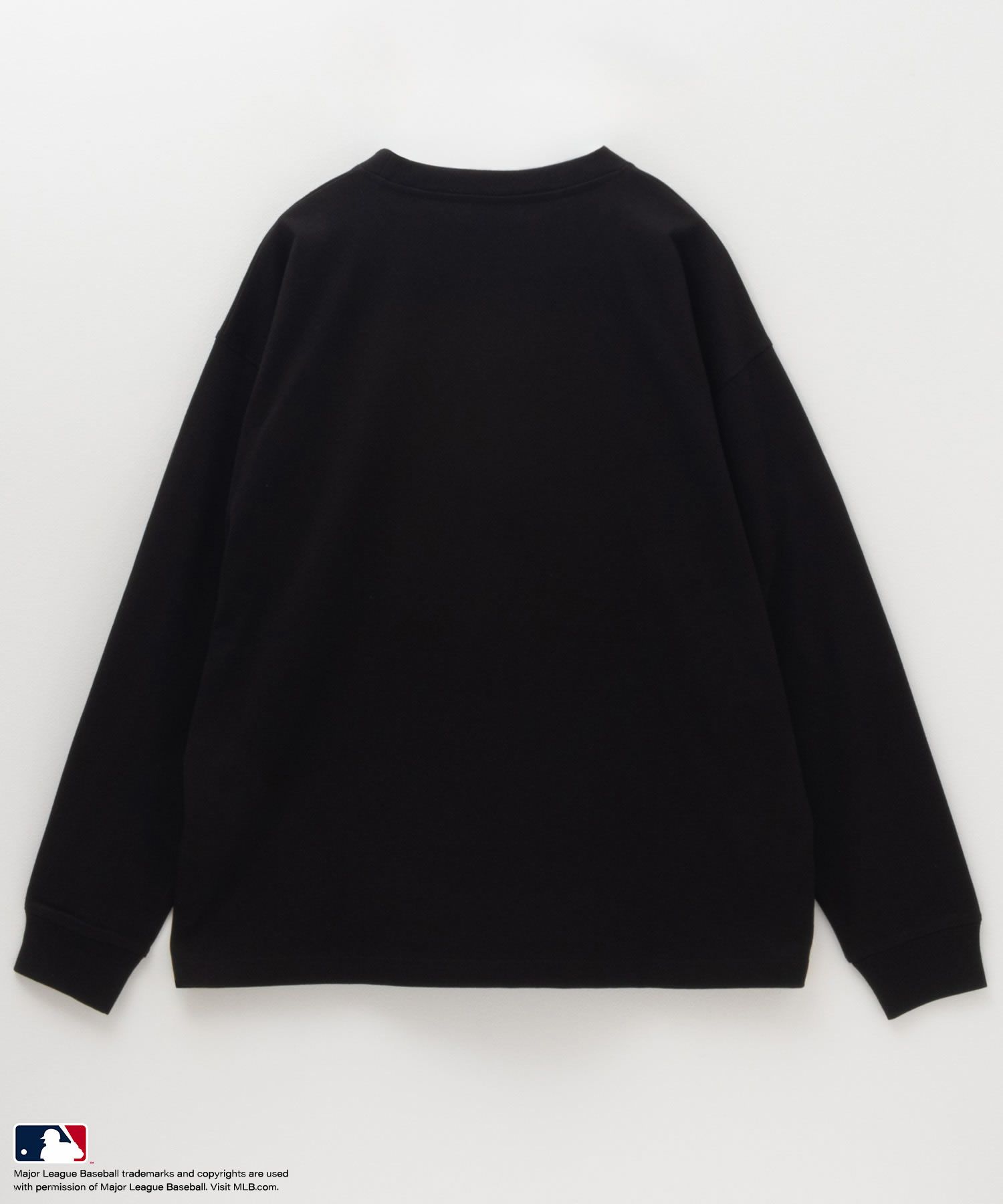 MLB ワンポイント刺繍ロングスリーブTシャツ メンズ