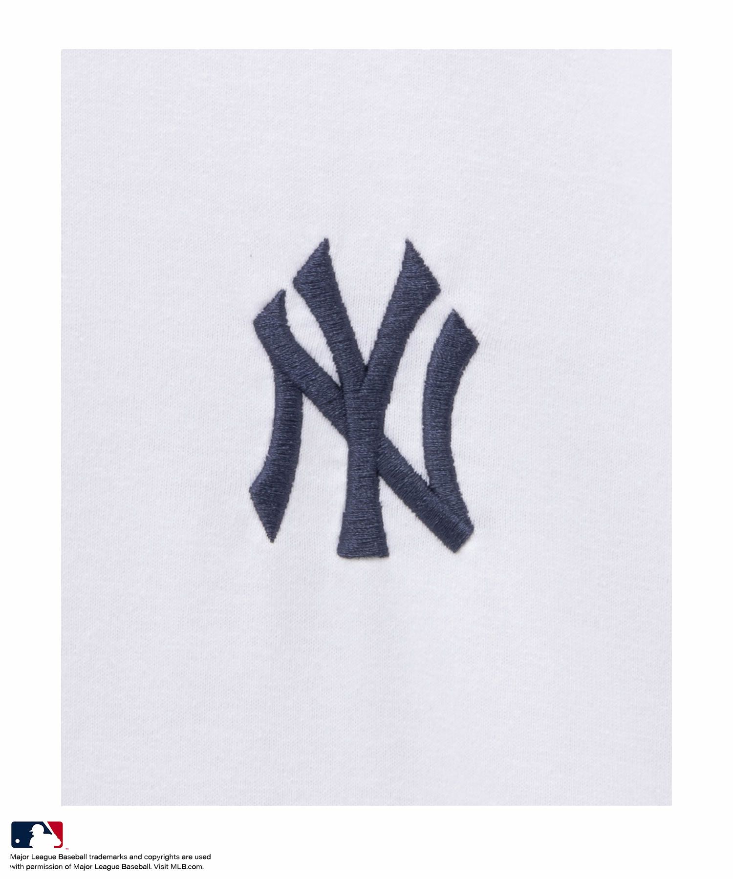 MLB ワンポイント刺繍ロングスリーブTシャツ メンズ