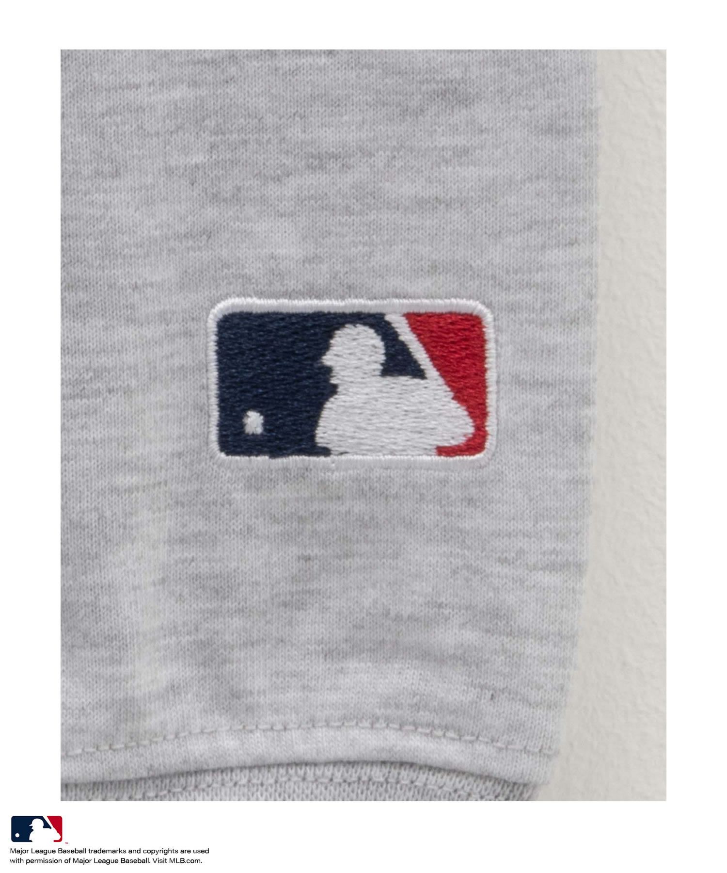 MLB ワンポイント刺繍ロングスリーブTシャツ メンズ