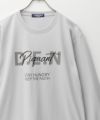 T-GRAPHICS ロゴプリント長袖Tシャツ メンズ
