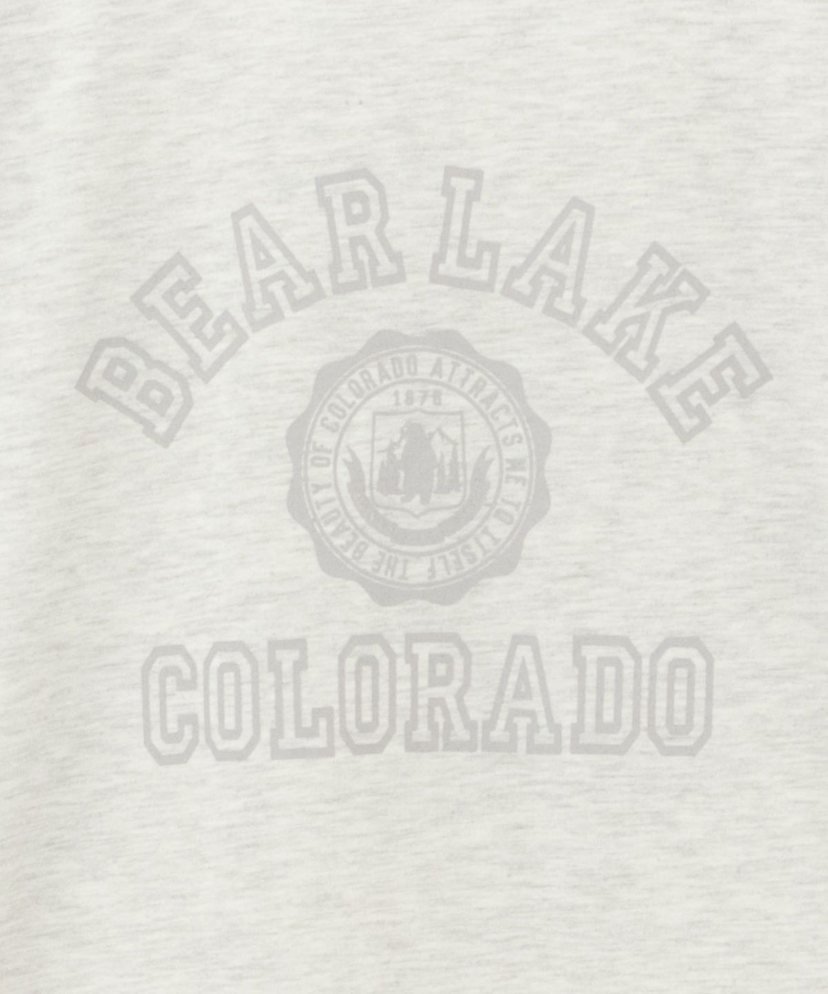 T-GRAPHICS カレッジプリント長袖Tシャツ メンズ