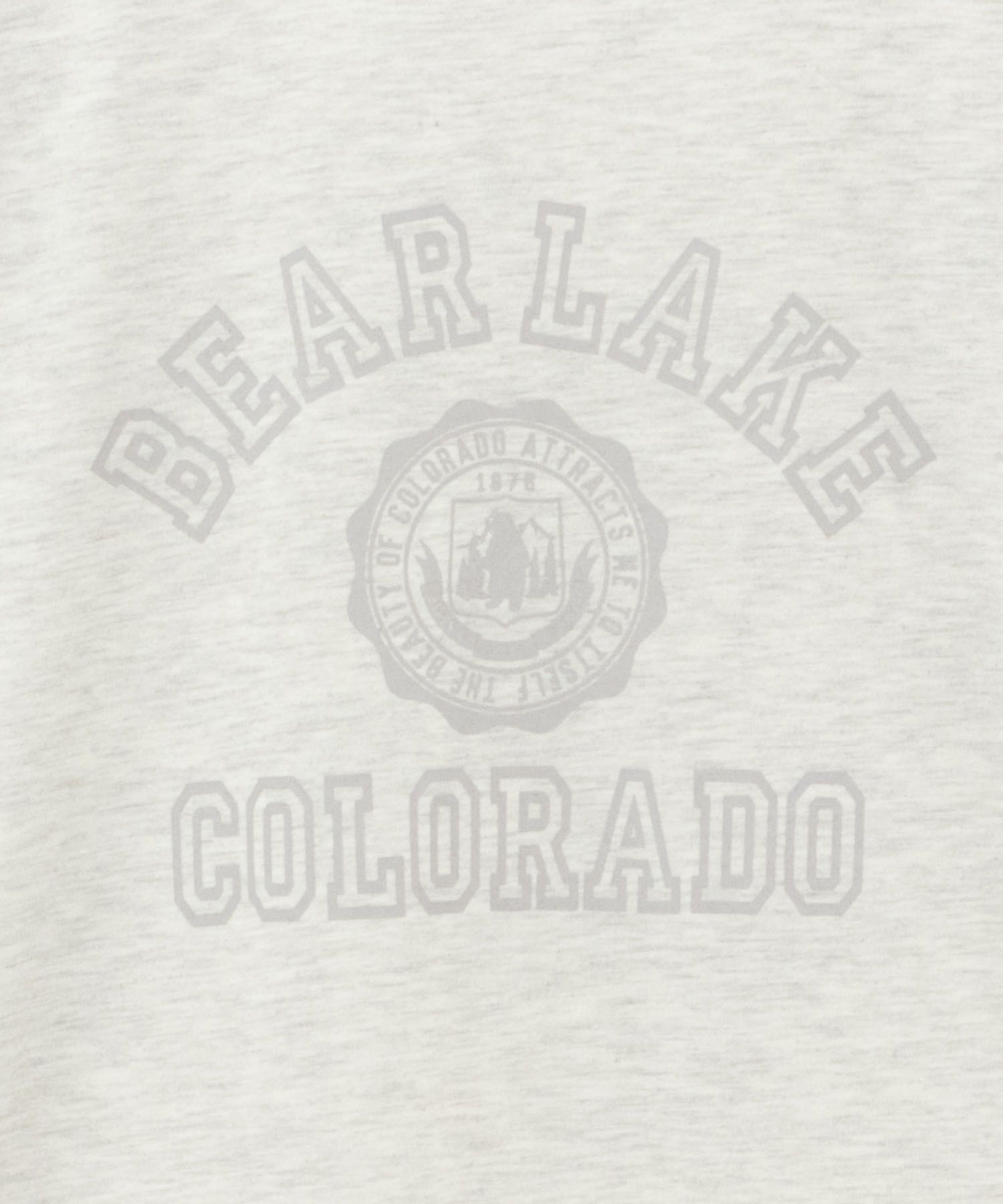 T-GRAPHICS カレッジプリント長袖Tシャツ メンズ