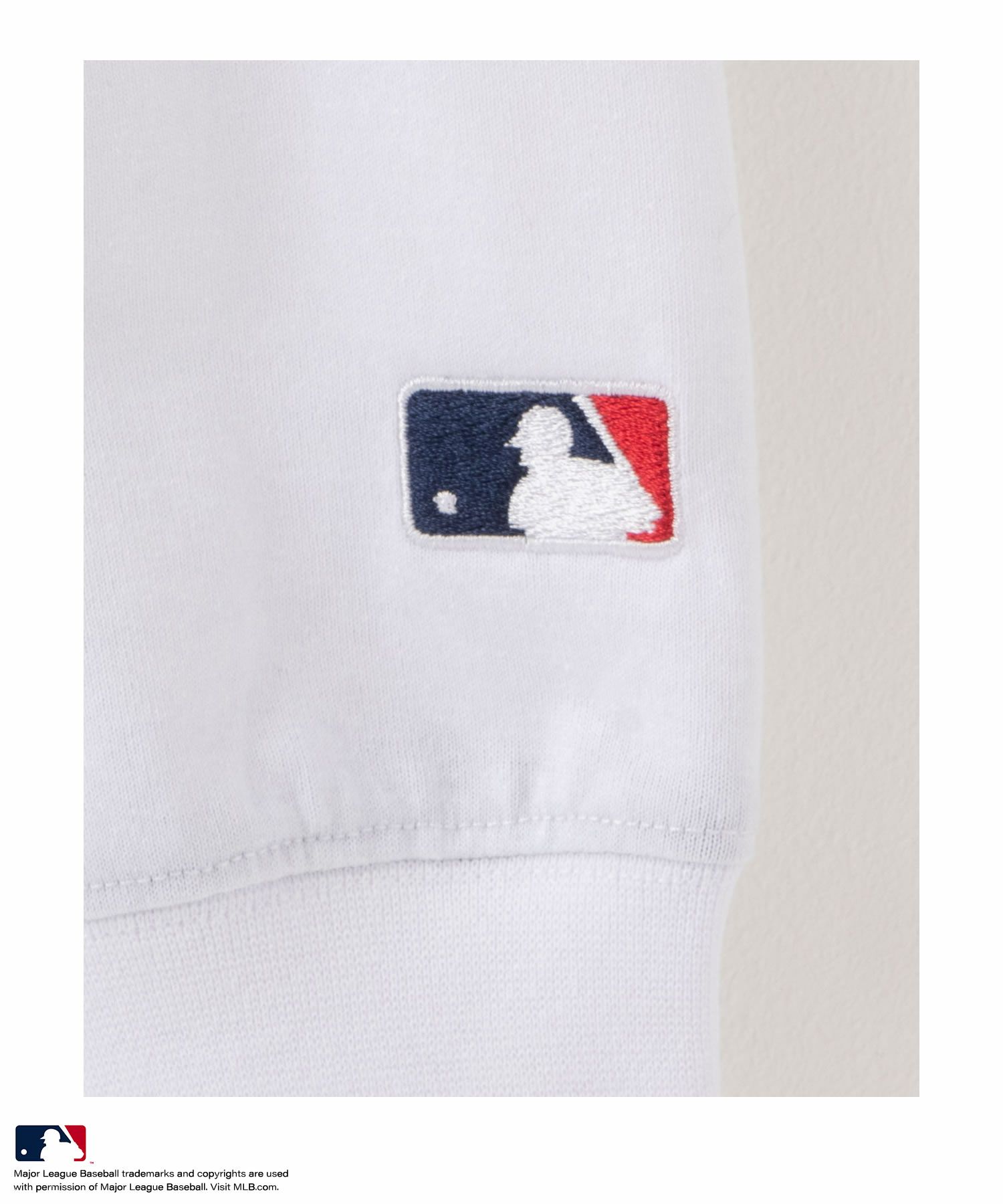MLB フェイクレイヤードTシャツパーカー メンズ
