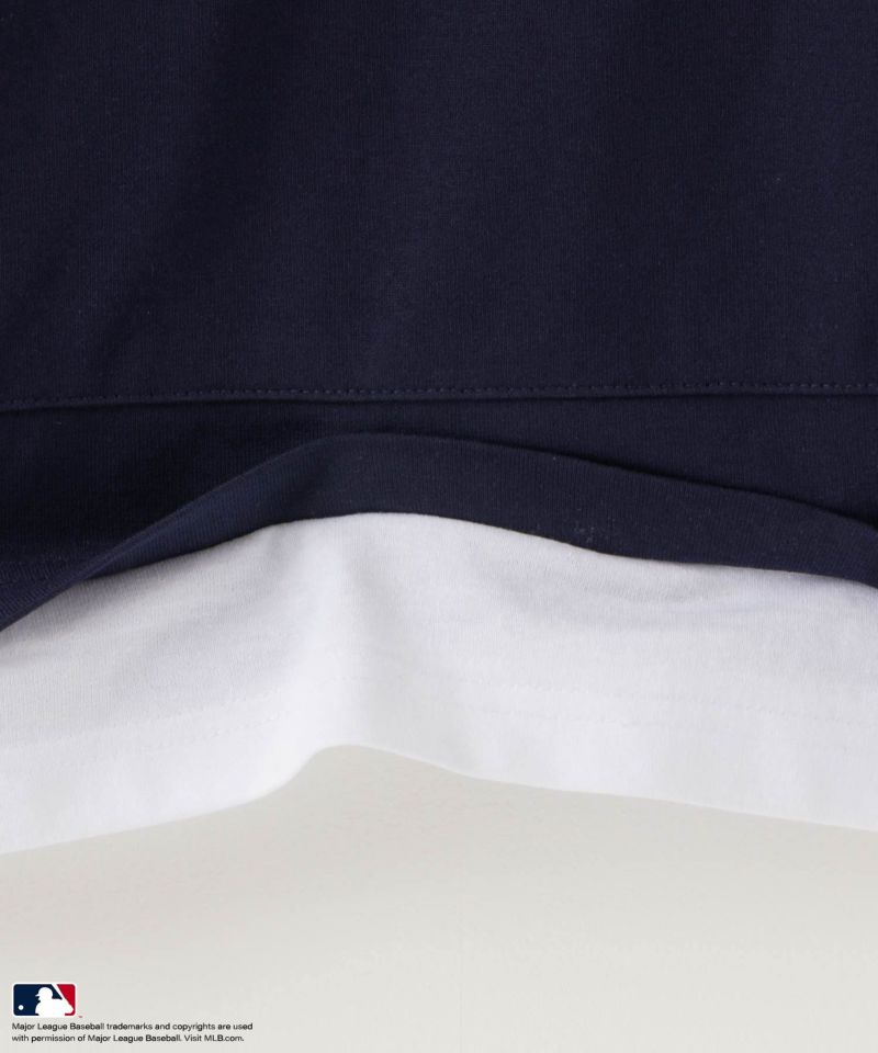 MLB  フェイクレイヤードTシャツパーカー メンズ商品画像-14