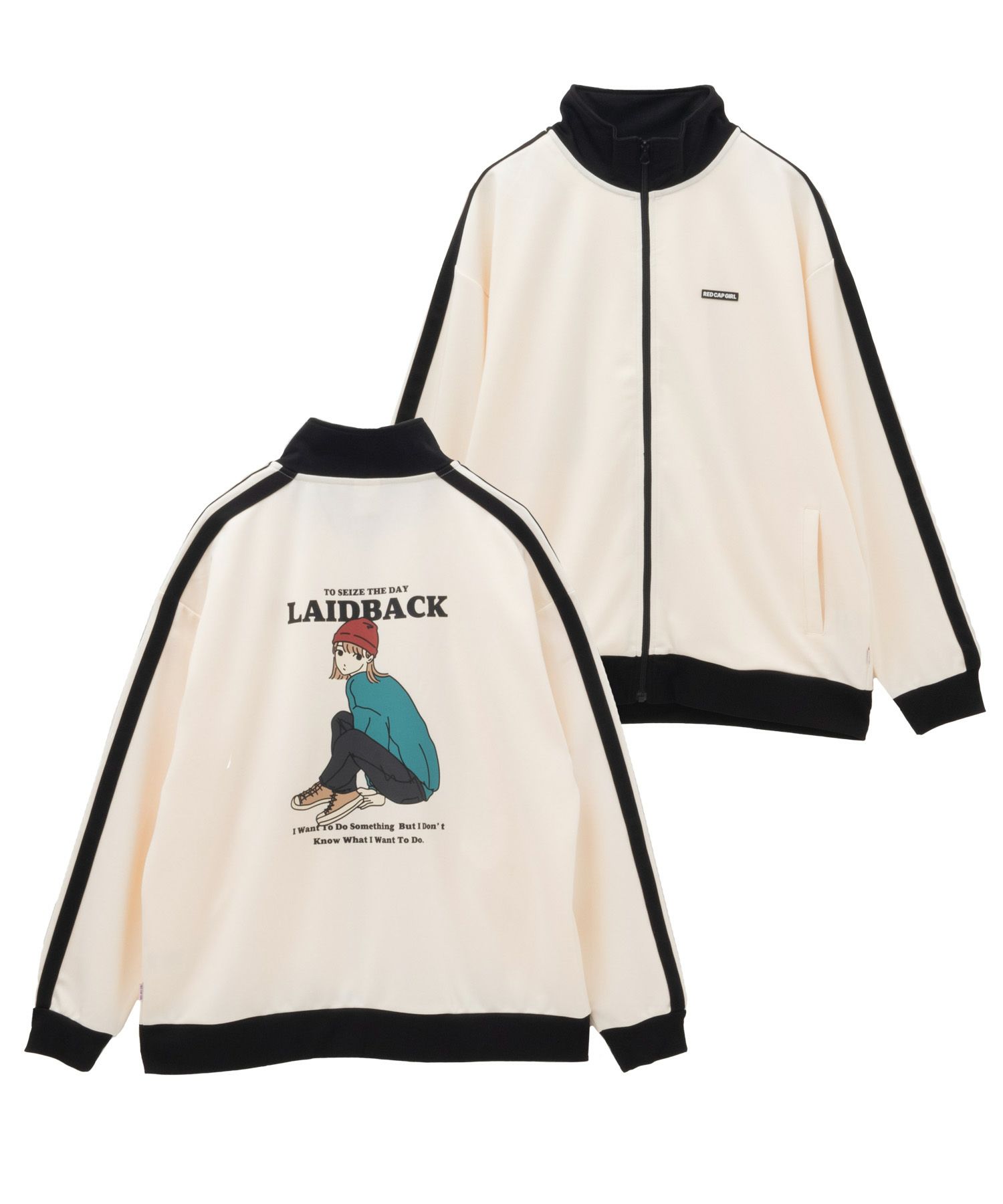 RED CAP GIRL ジャージ/バックプリント トラックジャケット メンズ