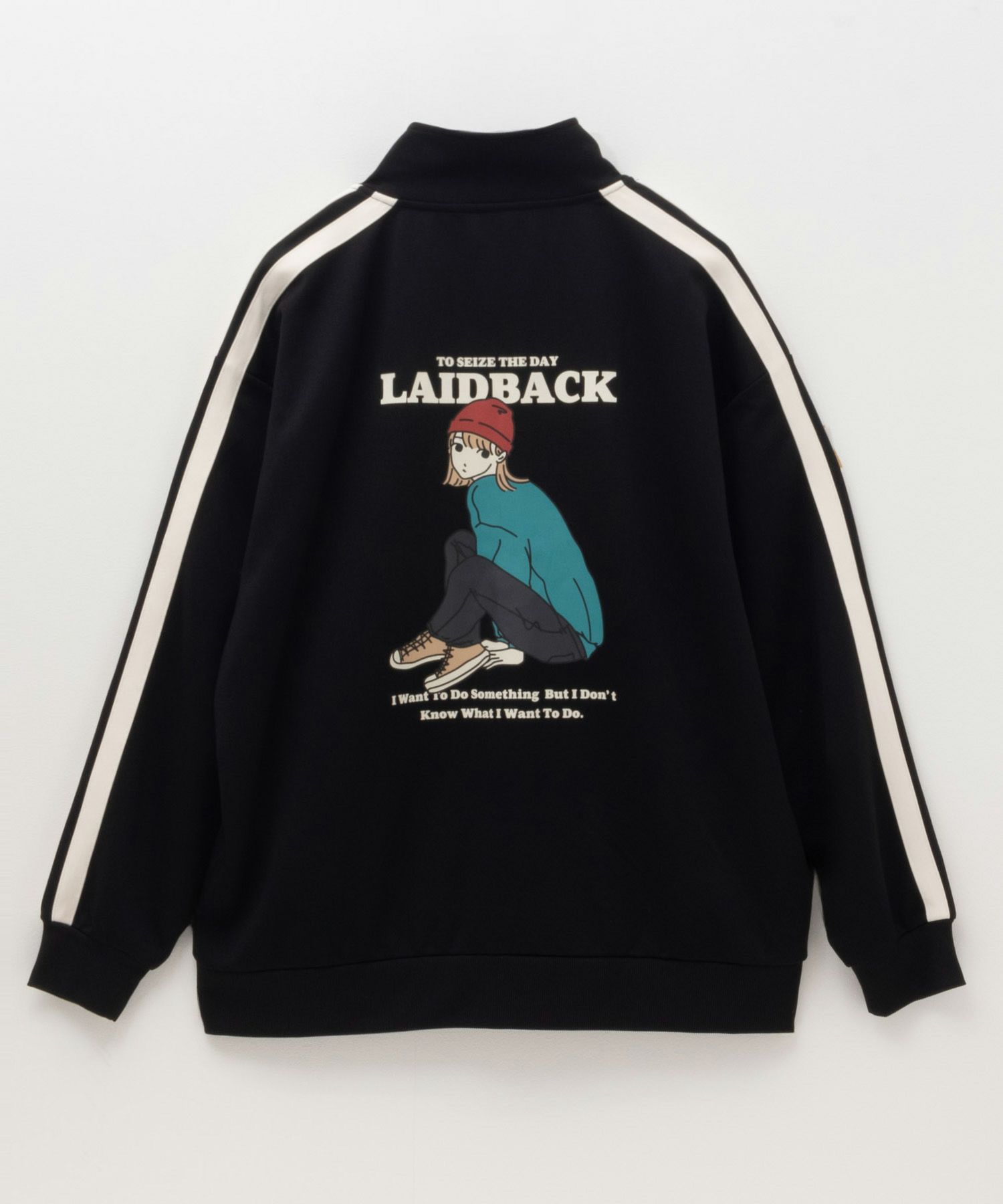 RED CAP GIRL ジャージ/バックプリント トラックジャケット メンズ