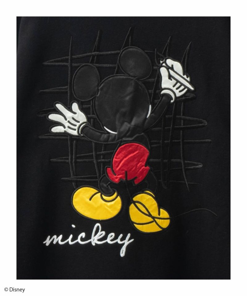 Disney / バックサテントレーナー メンズ