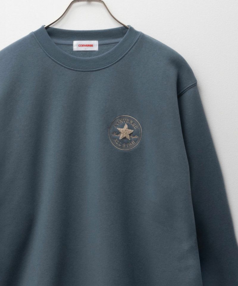 CONVERSE  ワンポイントサガラ刺繍クルートレーナー メンズ商品画像-4