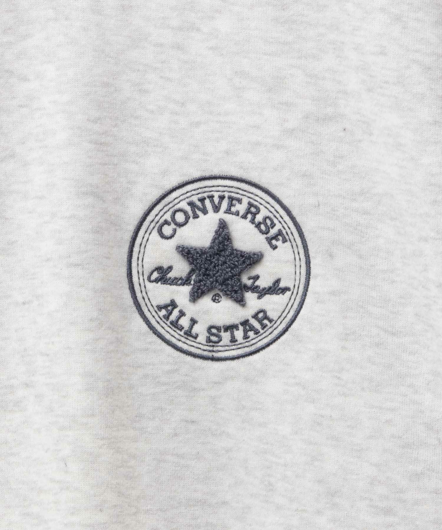 CONVERSE ワンポイントサガラ刺繍クルートレーナー メンズ