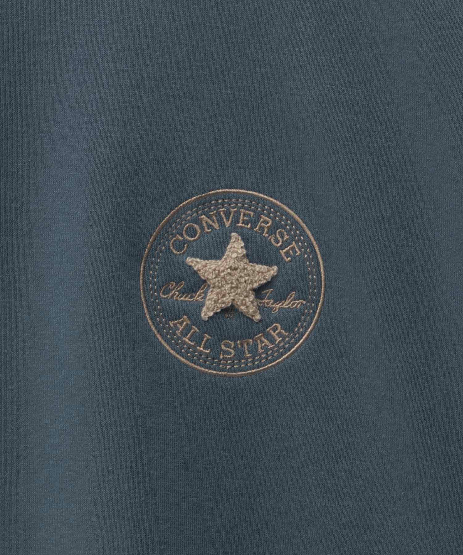 CONVERSE ワンポイントサガラ刺繍クルートレーナー メンズ