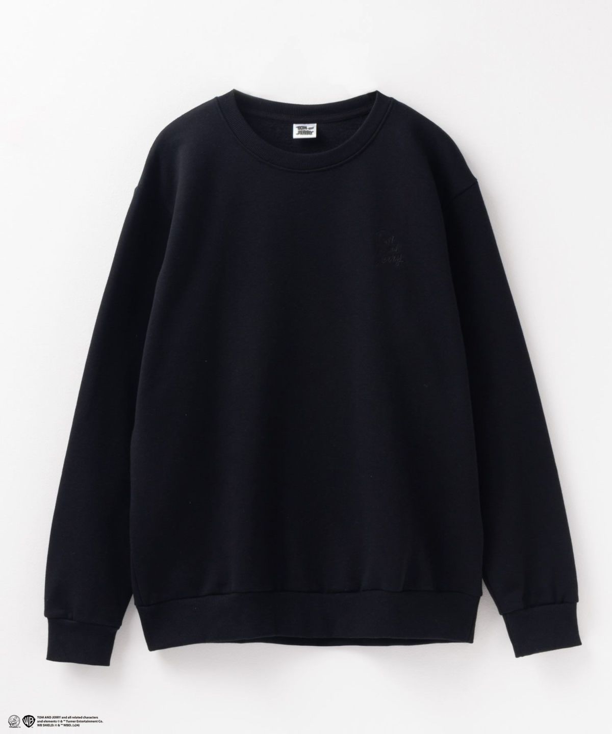 Tom and Jerry バック合皮アップリケトレーナー メンズ