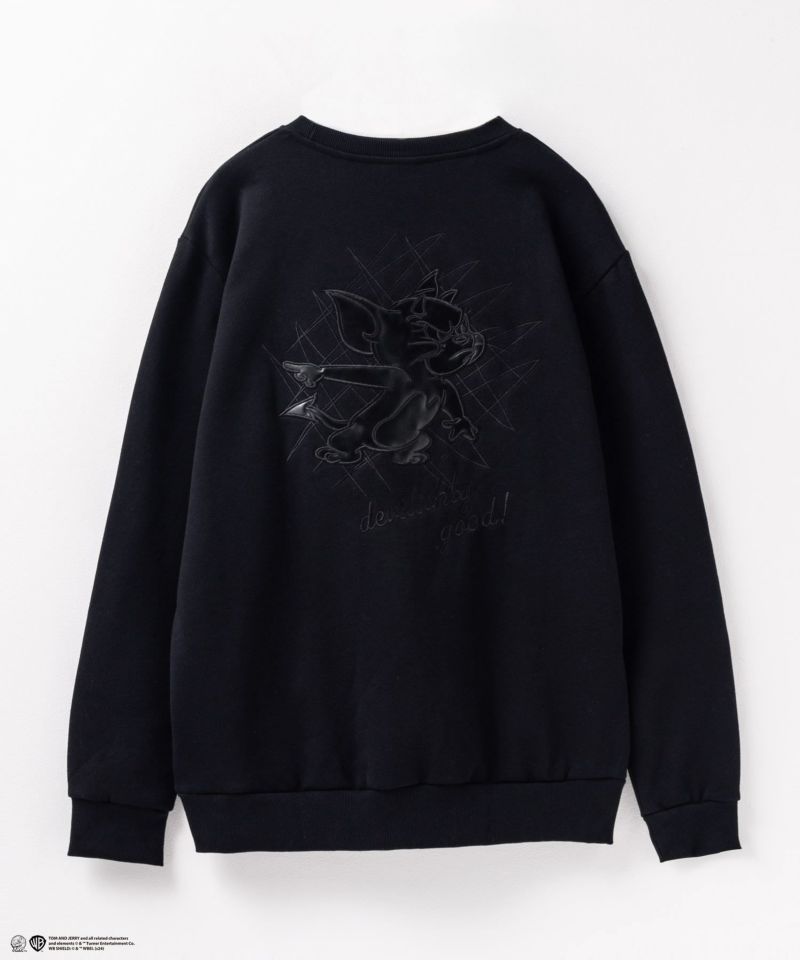 [期間限定価格]Tom and Jerry バック合皮アップリケトレーナー メンズ商品画像-4