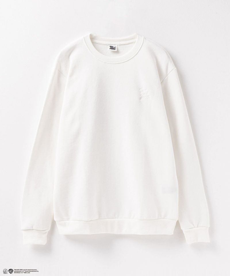 [期間限定価格]Tom and Jerry バック合皮アップリケトレーナー メンズ商品画像-5