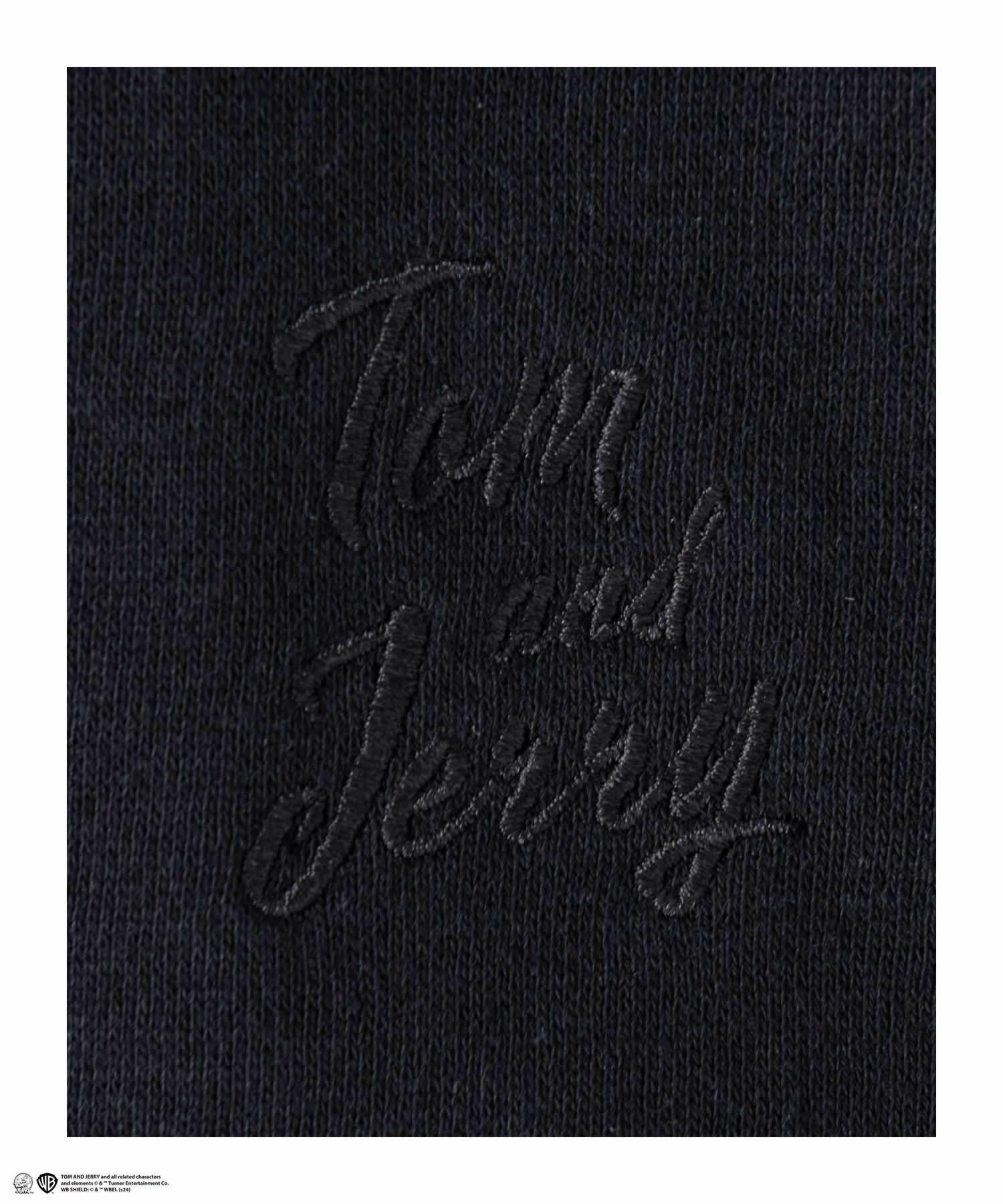 Tom and Jerry バック合皮アップリケトレーナー メンズ