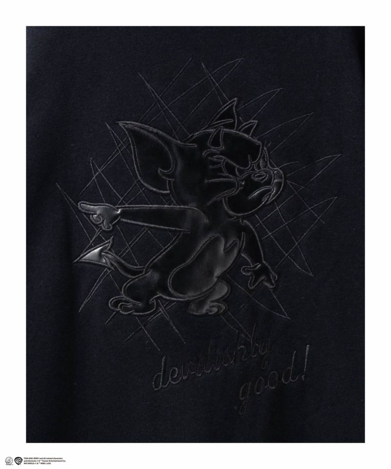 Tom and Jerry バック合皮アップリケトレーナー メンズ商品画像-8