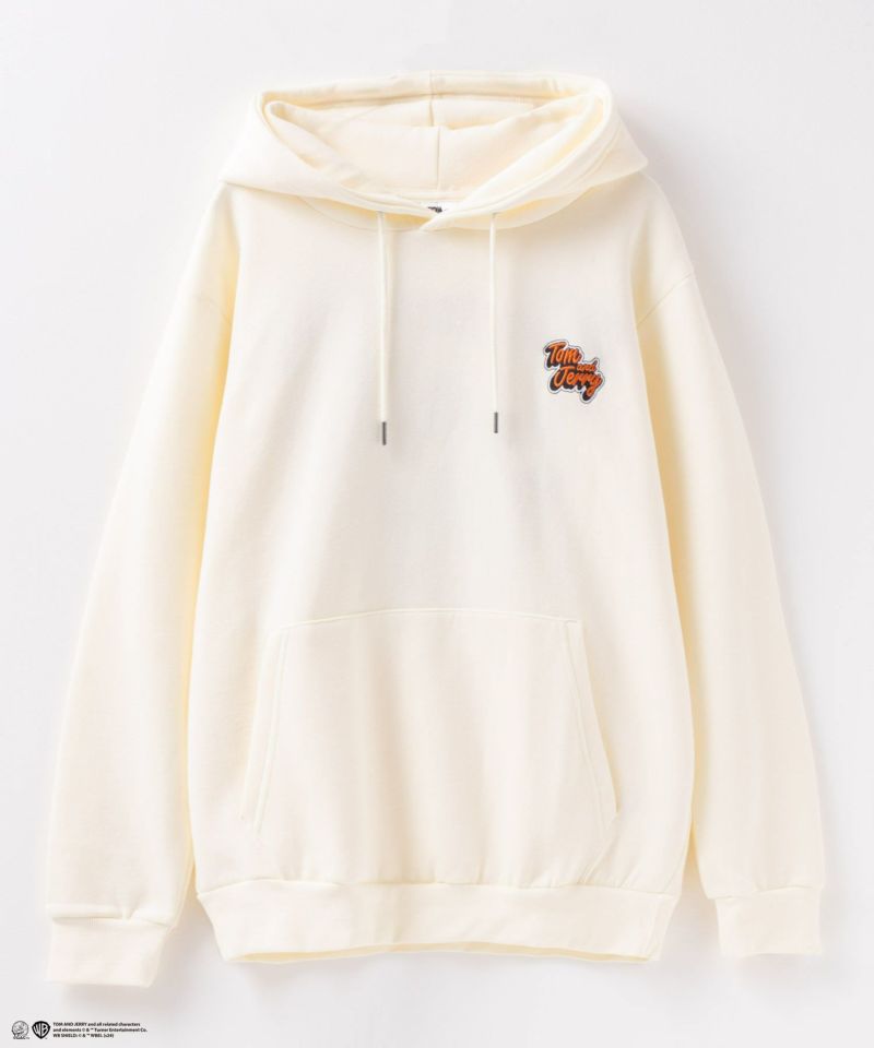 Tom and Jerry バックワッペン刺繍パーカー メンズ商品画像-3