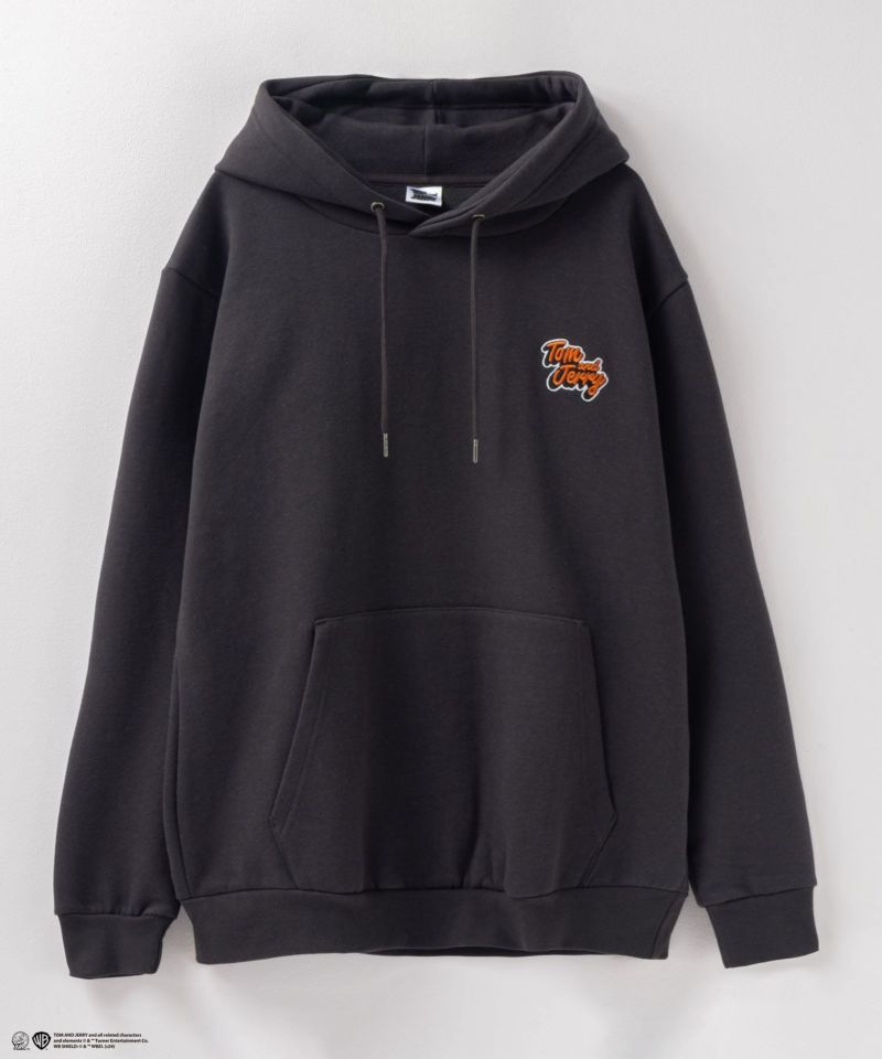 Tom and Jerry バックワッペン刺繍パーカー メンズ商品画像-5