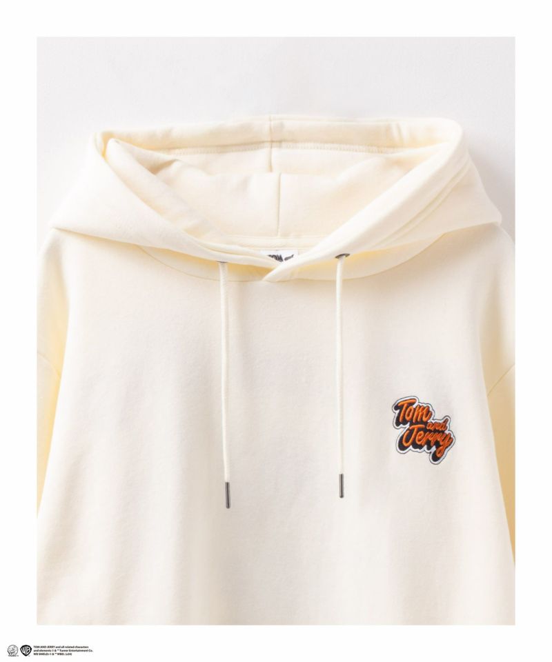 Tom and Jerry バックワッペン刺繍パーカー メンズ商品画像-7