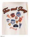 Tom and Jerry バックワッペン刺繍パーカー メンズ商品サムネイル-10