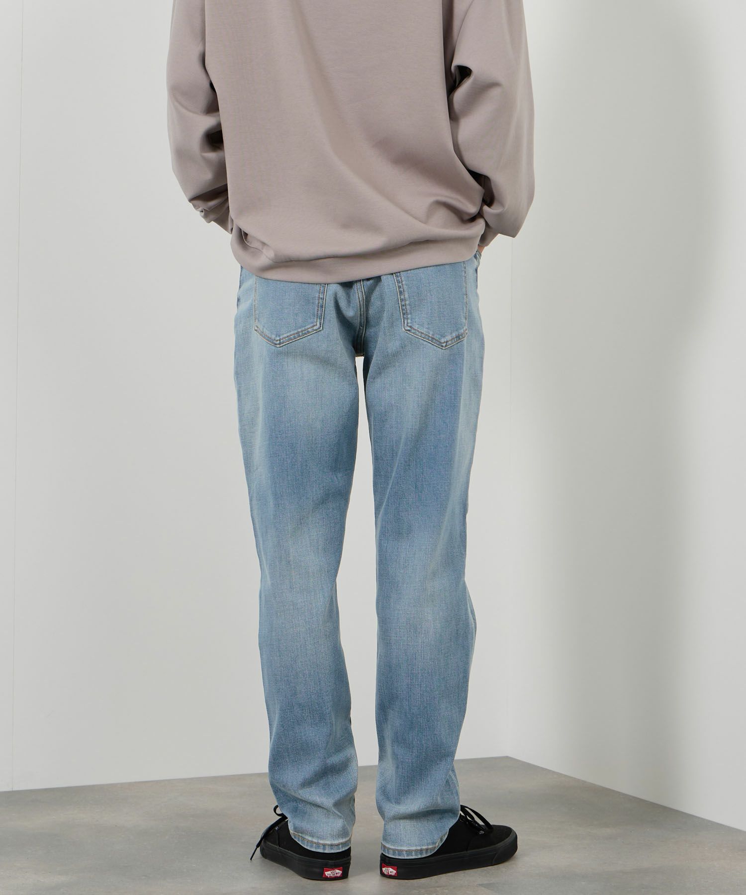 NAVY 毎日はきたくなるデニム「マイデニ」 テーパードパンツ メンズ