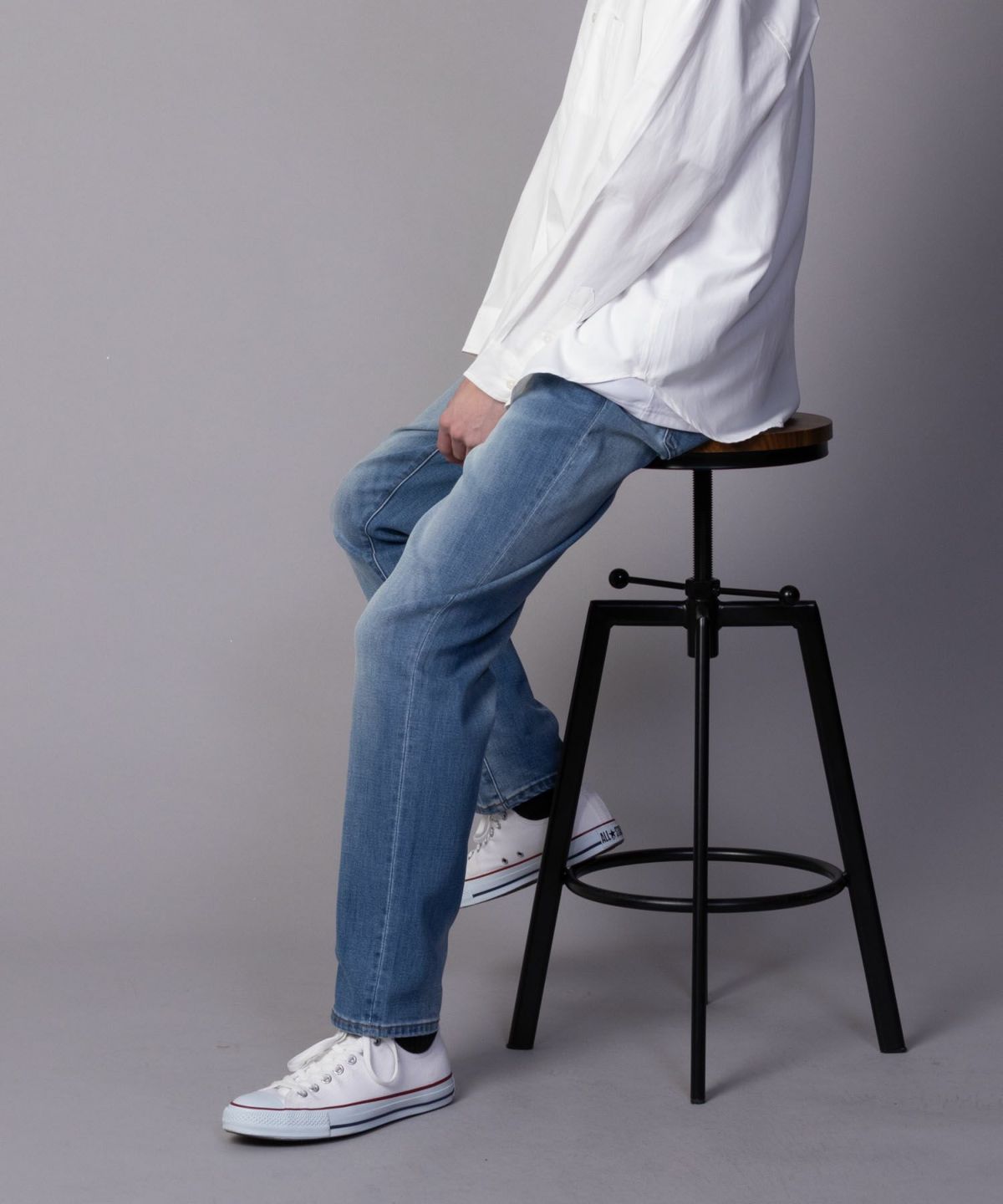 NAVY 毎日はきたくなるデニム「マイデニ」 テーパードパンツ メンズ