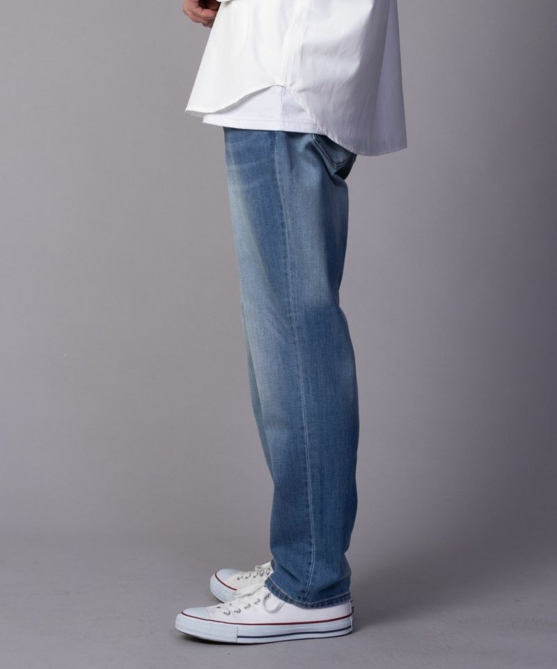 NAVY  毎日はきたくなるデニム「マイデニ」 テーパードパンツ メンズ商品画像-5