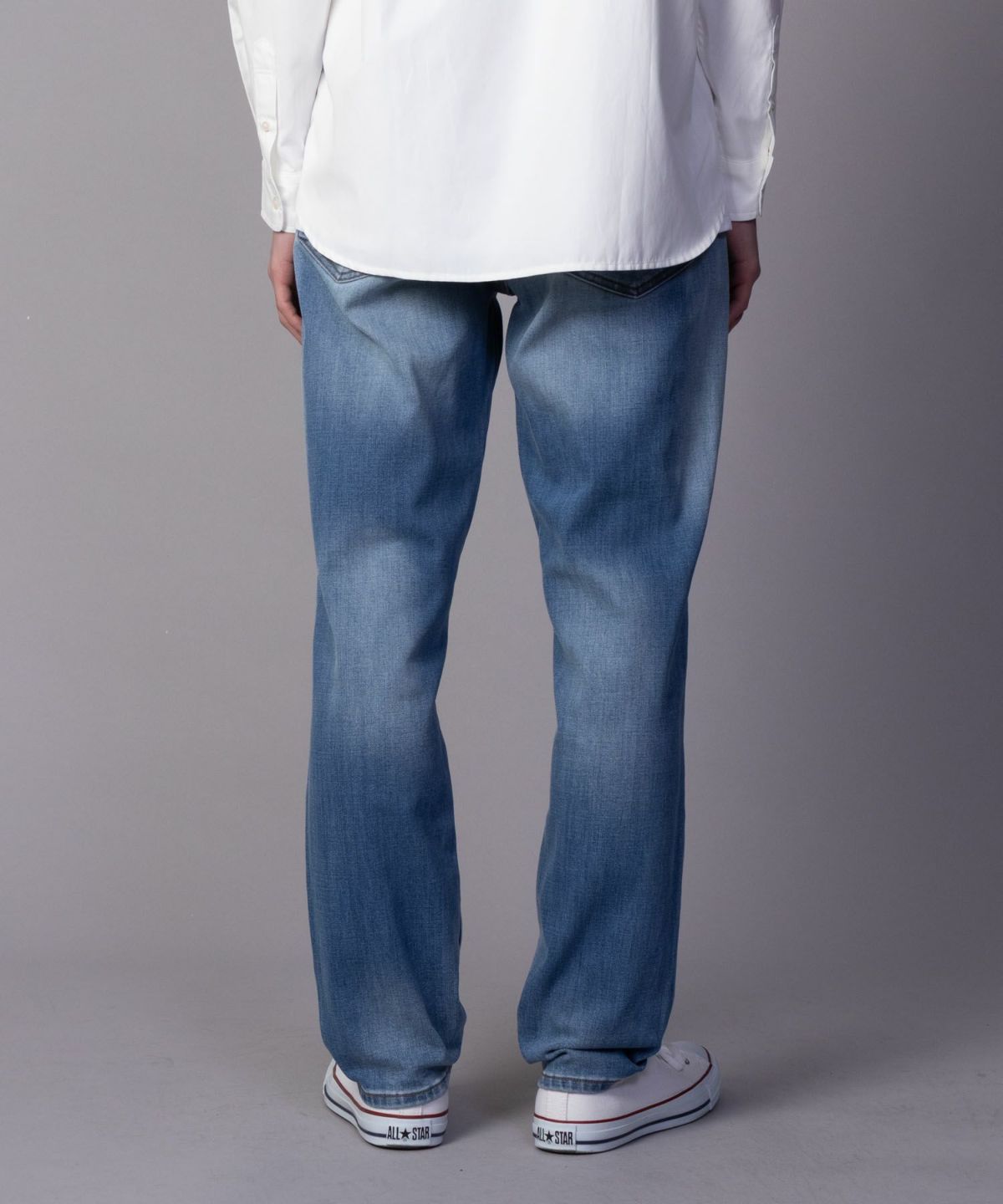 NAVY 毎日はきたくなるデニム「マイデニ」 テーパードパンツ メンズ