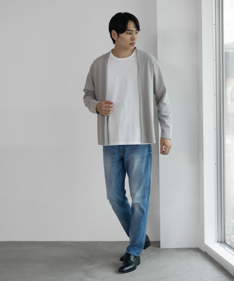 NAVY  毎日はきたくなるデニム「マイデニ」 テーパードパンツ メンズ商品画像-10