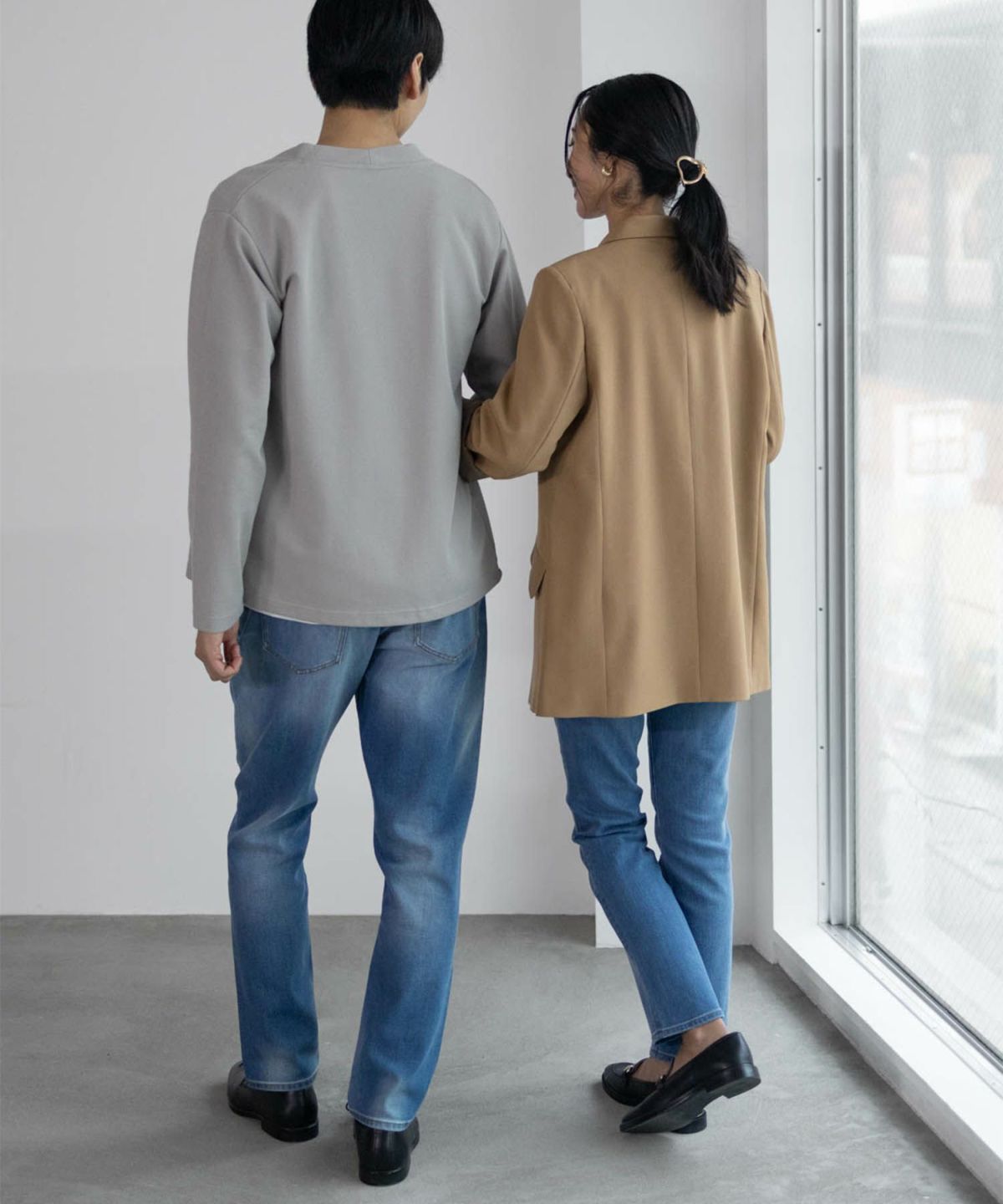 NAVY 毎日はきたくなるデニム「マイデニ」 テーパードパンツ メンズ