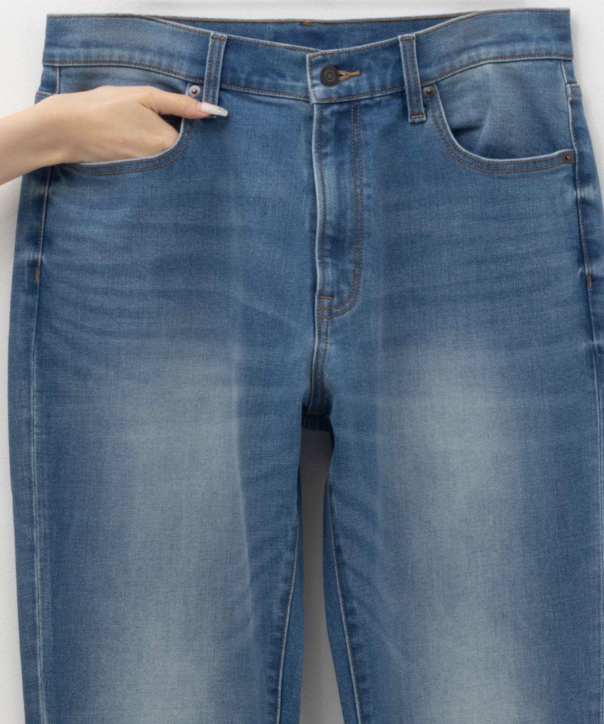 NAVY 毎日はきたくなるデニム「マイデニ」 テーパードパンツ メンズ