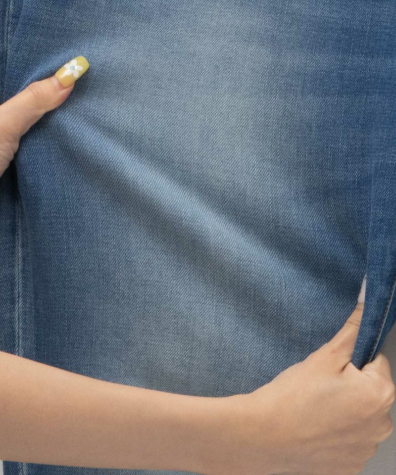 NAVY  毎日はきたくなるデニム「マイデニ」 テーパードパンツ メンズ商品画像-24