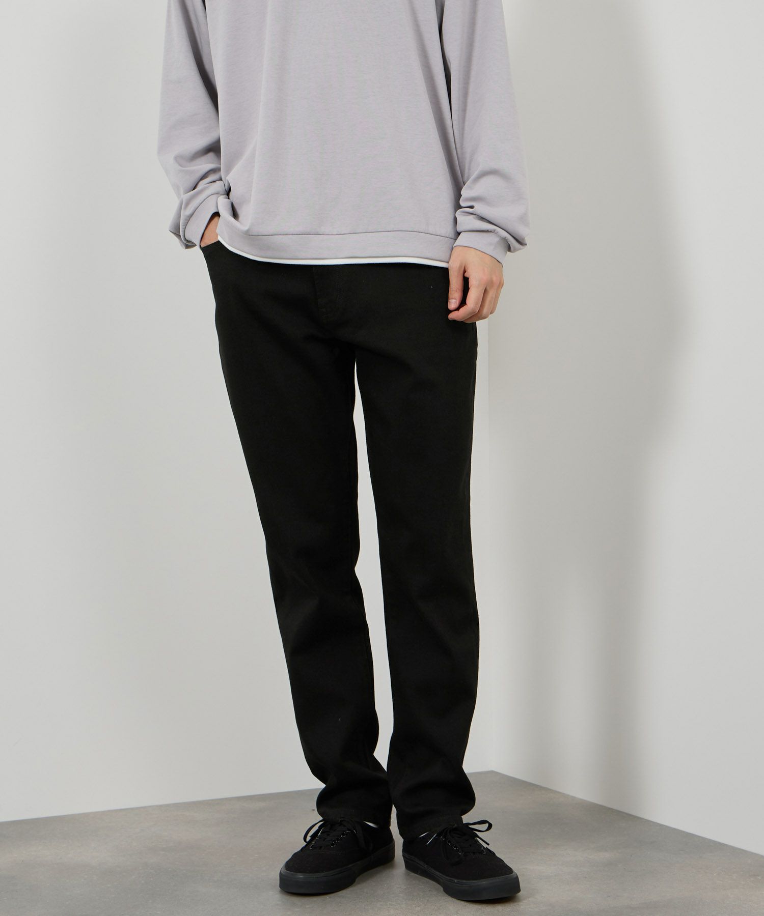 NAVY 毎日はきたくなるデニム「マイデニ」 テーパードパンツ メンズ