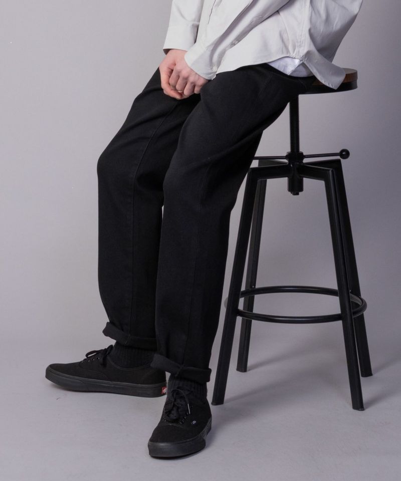 NAVY  毎日はきたくなるデニム「マイデニ」 テーパードパンツ メンズ商品画像-5