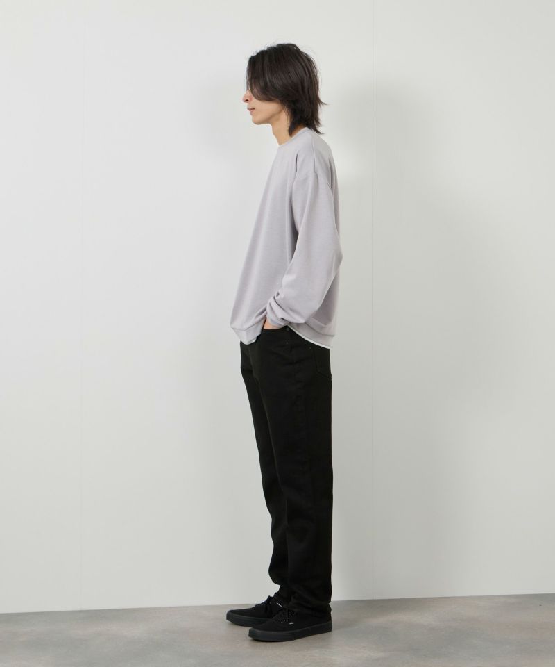 NAVY  毎日はきたくなるデニム「マイデニ」 テーパードパンツ メンズ商品画像-5