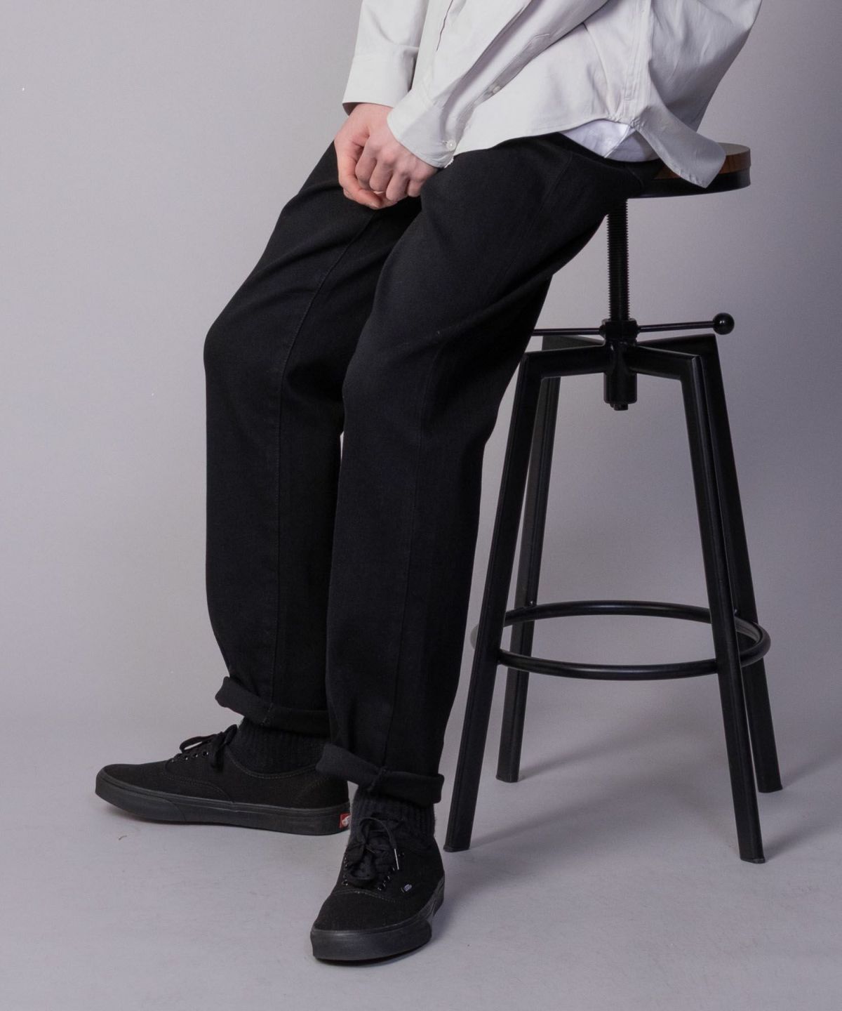 NAVY 毎日はきたくなるデニム「マイデニ」 テーパードパンツ メンズ