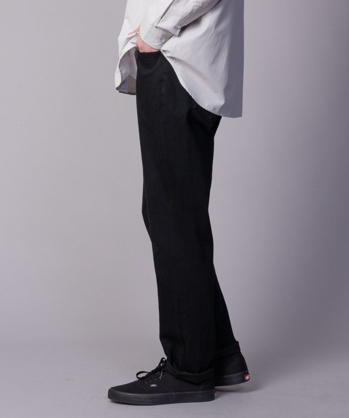 NAVY 毎日はきたくなるデニム「マイデニ」 テーパードパンツ メンズ