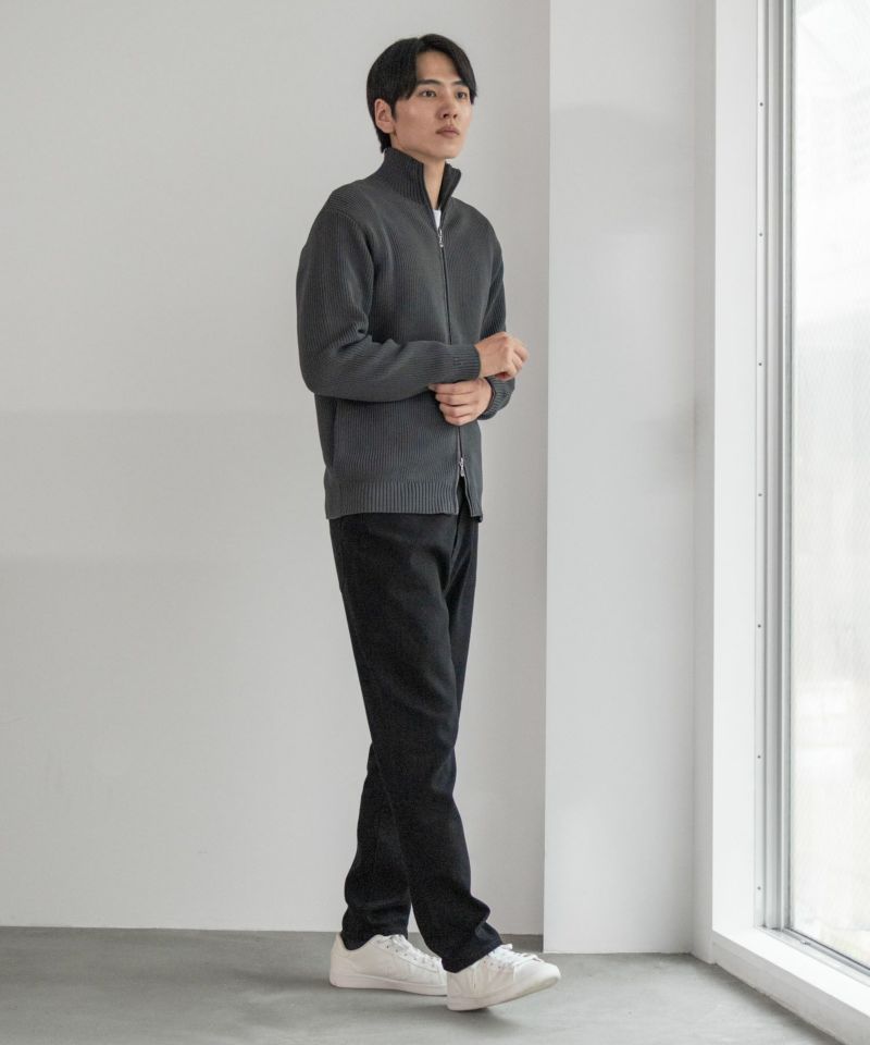 NAVY  毎日はきたくなるデニム「マイデニ」 テーパードパンツ メンズ商品画像-18