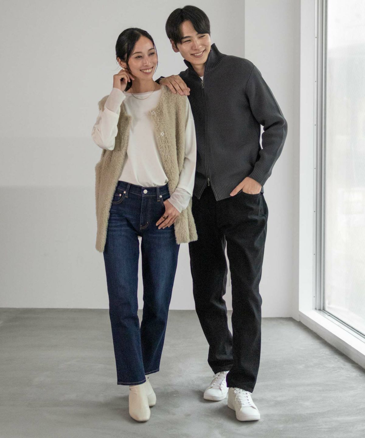 NAVY 毎日はきたくなるデニム「マイデニ」 テーパードパンツ メンズ