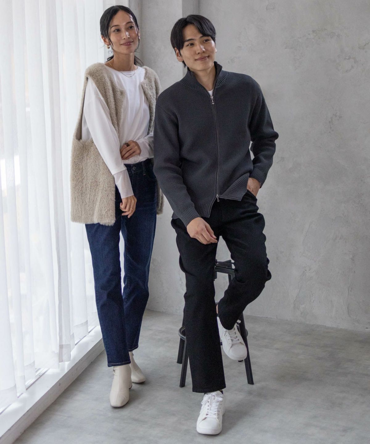 NAVY 毎日はきたくなるデニム「マイデニ」 テーパードパンツ メンズ