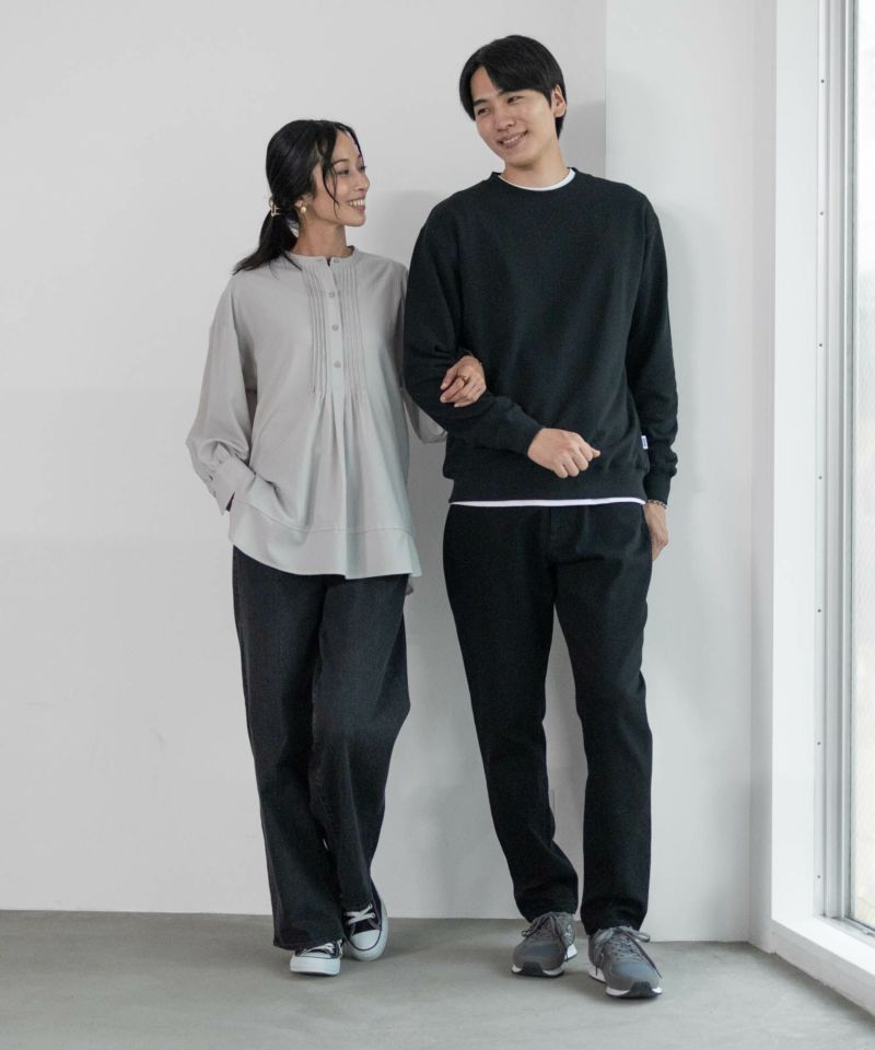 NAVY  毎日はきたくなるデニム「マイデニ」 テーパードパンツ メンズ商品画像-30