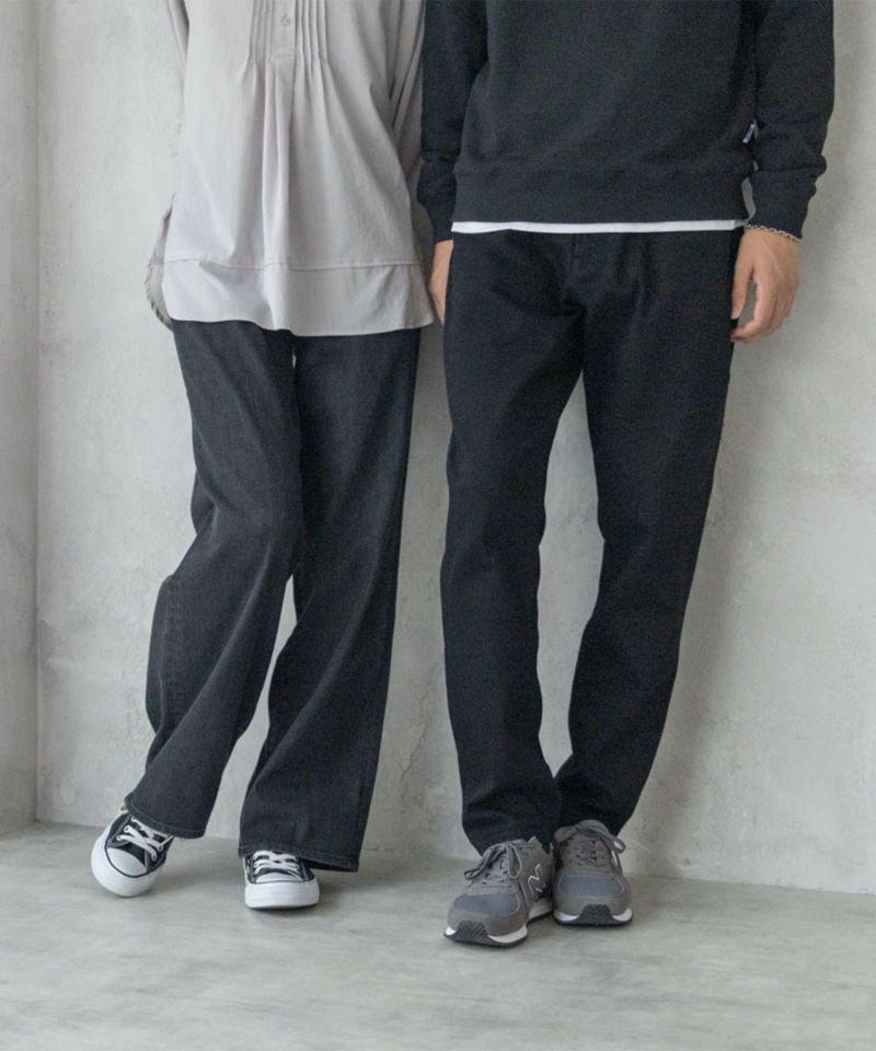 NAVY  毎日はきたくなるデニム「マイデニ」 テーパードパンツ メンズ商品画像-32