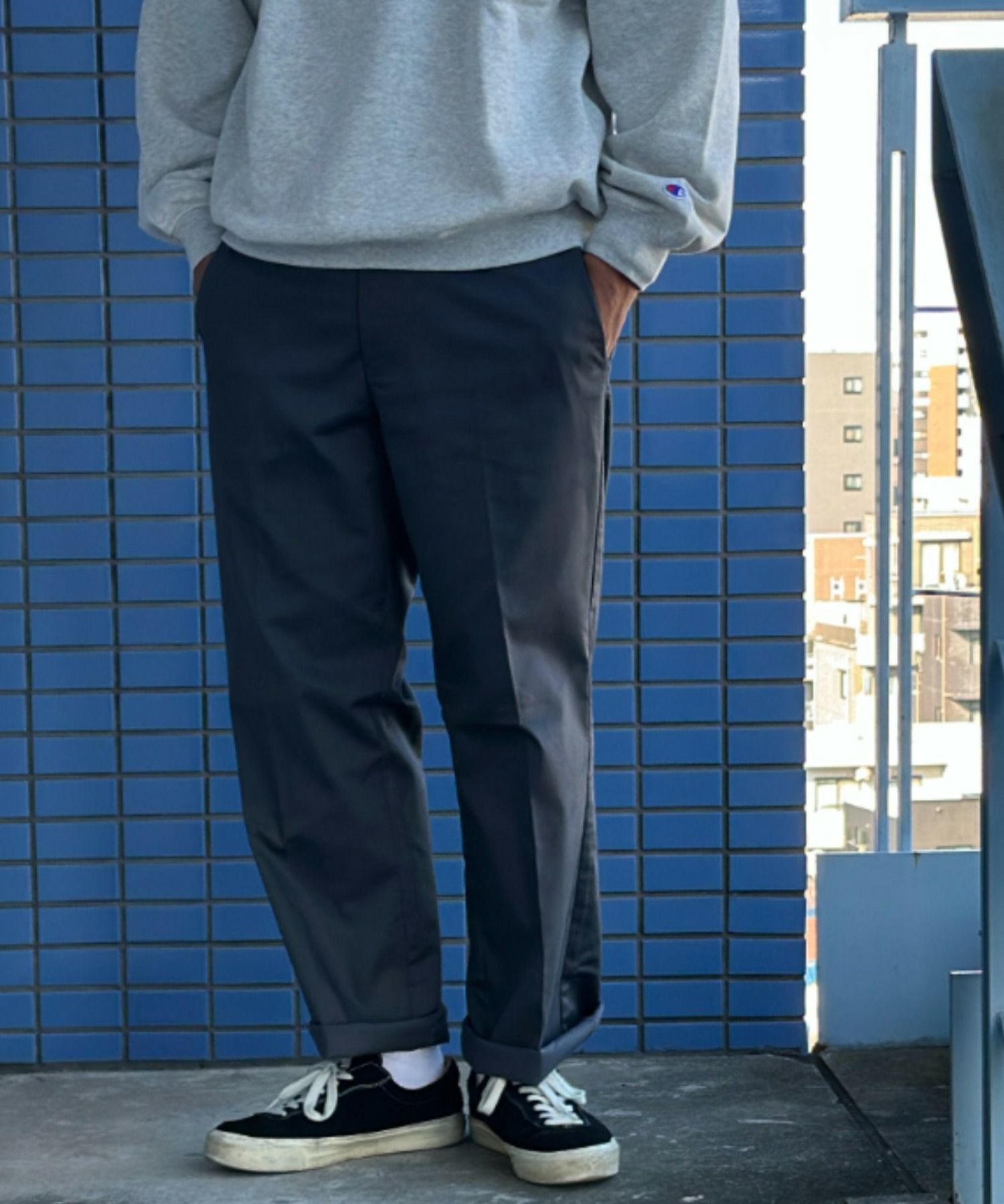 Dickies ツイルレギュラーチノパンツ メンズ