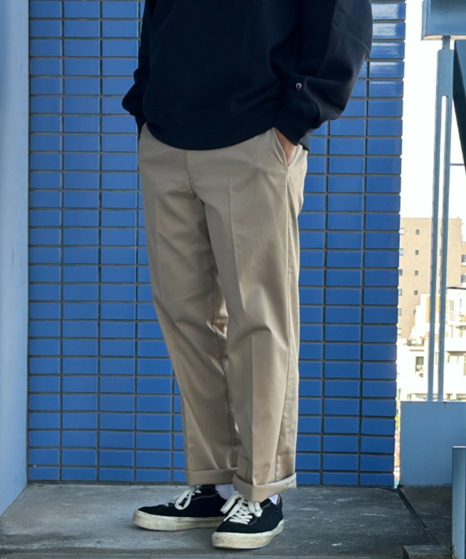 Dickies ツイルレギュラーチノパンツ メンズ