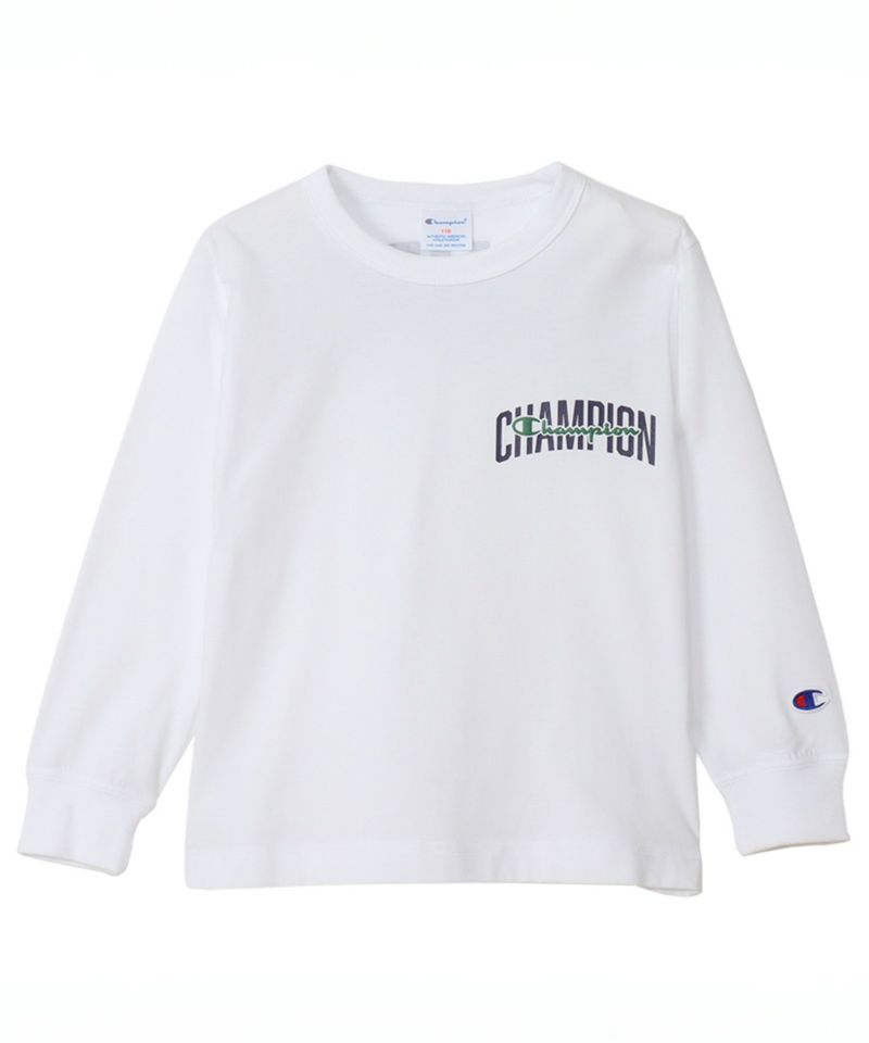 Champion ルーズシルエット長袖Tシャツ キッズ メール便 対応商品商品画像-1